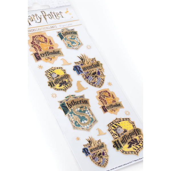 Harry Potter Paper House Sticky Pix Faux Enamel Stickers 8"X3"