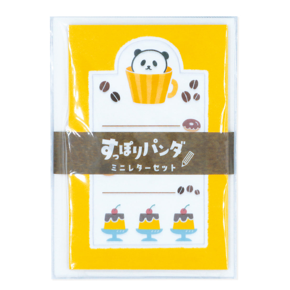 Panda Cafe Mini Letter Set - Writing Papers & Envelopes