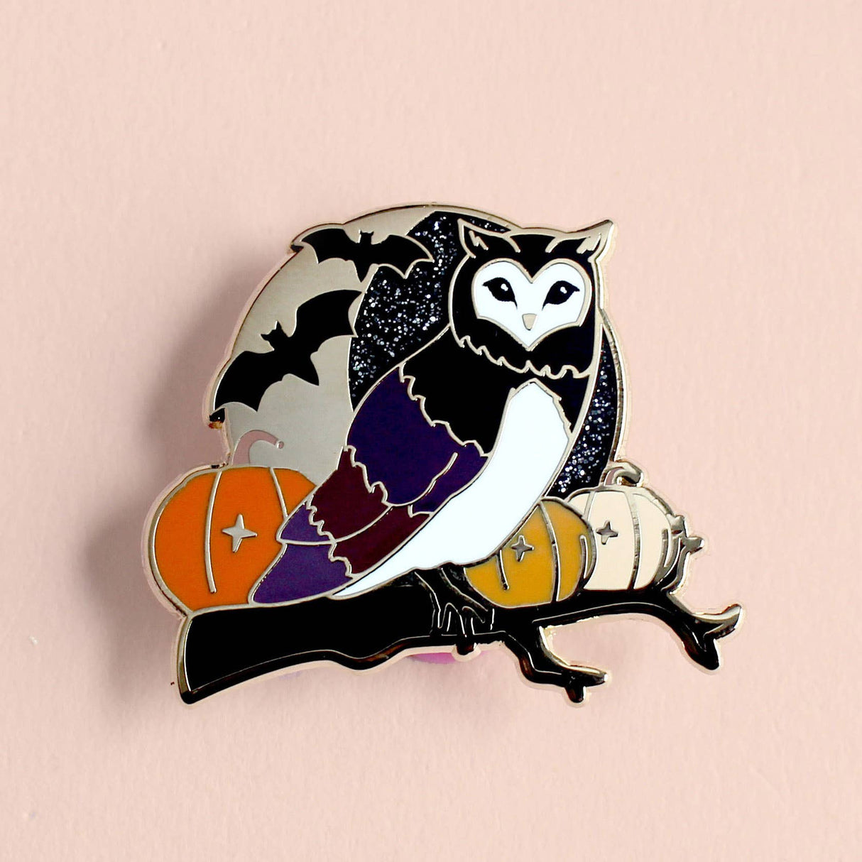 Halloween Owl Enamel Pin