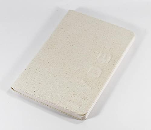 Hand-pressed Paper Natural Canvas Journal