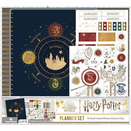 Harry Potter Weekly Planner Set - Undated Navy Constellation