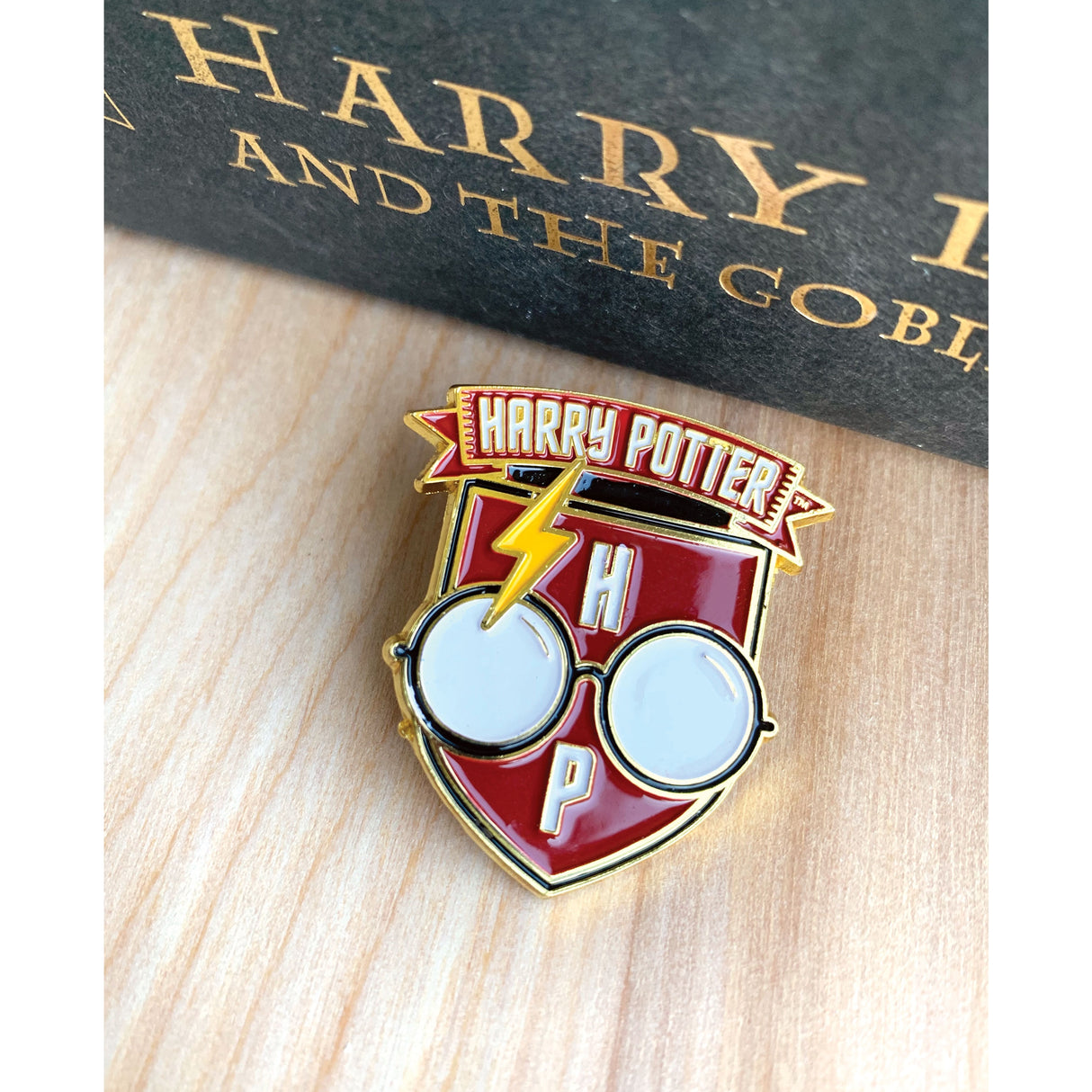 Harry Potter Glasses & Lightning Enamel Pin