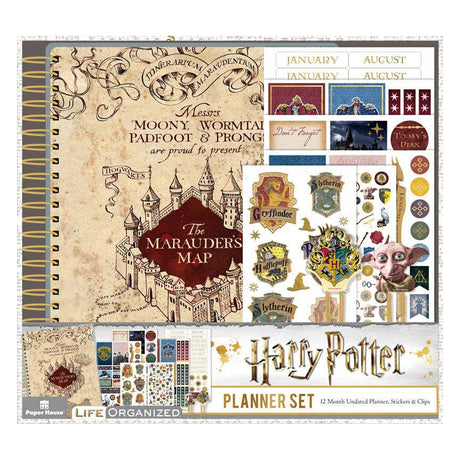 Harry Potter Marauder's Map 12 Month Planner Set