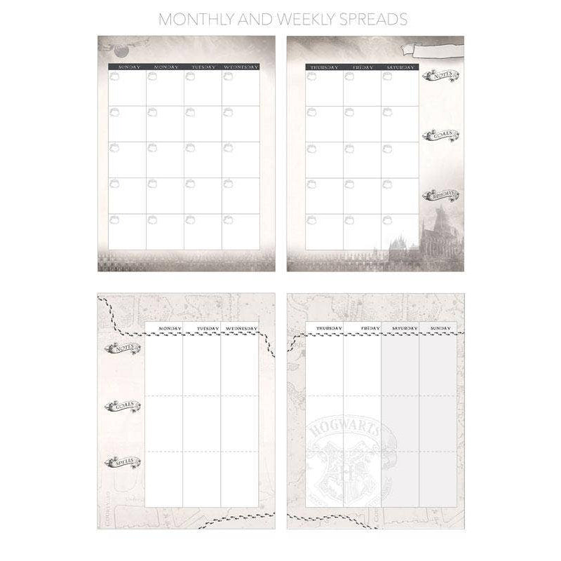 Harry Potter Marauder's Map 12 Month Planner Set