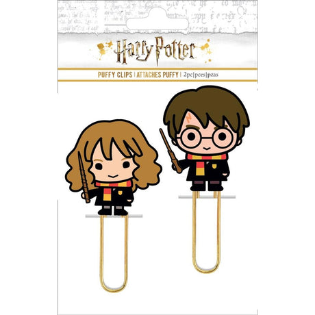 Harry and Hermione Puffy Clip