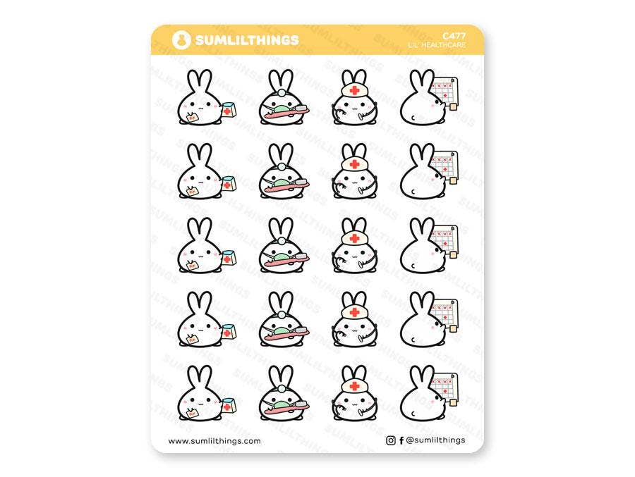 Healthcare Planner Sticker Sheet