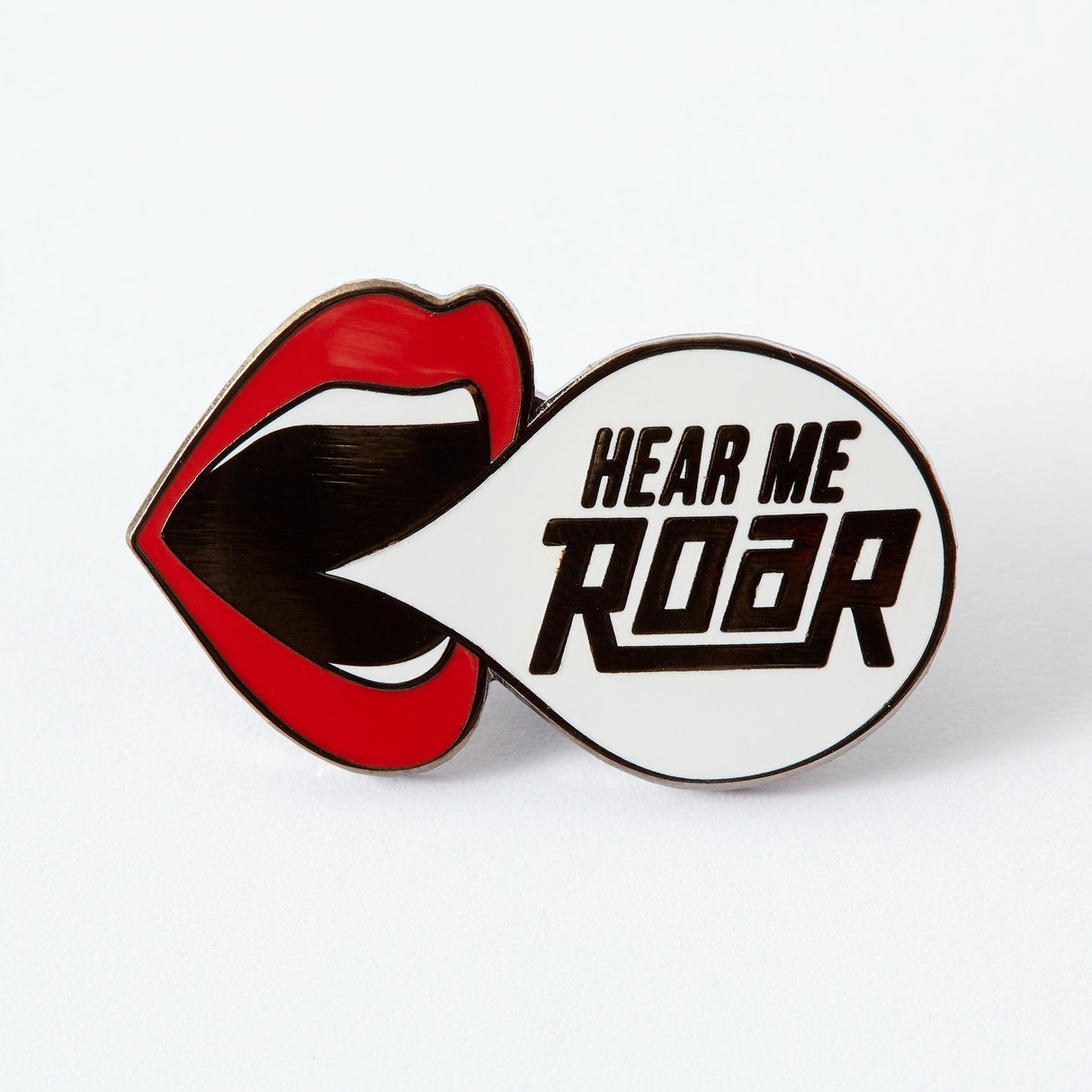 Hear Me Roar Enamel Pin