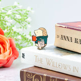 Henrietta Bookworm Hedgehog Pin