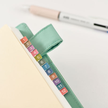 These Hobonichi Index Stickers allow you to mark particular pages of the Hobonichi Techo so that you can open up to the intended page in one go, such as the monthly calendar or the daily page.