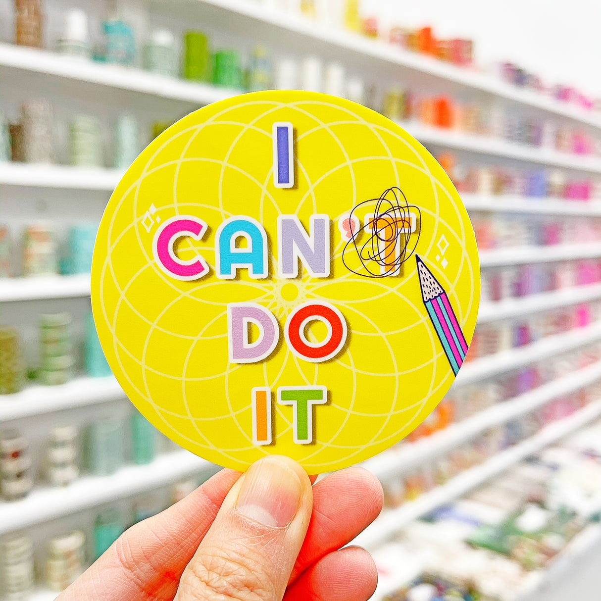 I Can Do It Vinyl Sticker