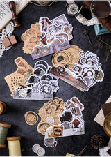 Junk Journal Writable Flake Sticker (45 pieces)