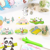 Chubby Panda Washi Tape