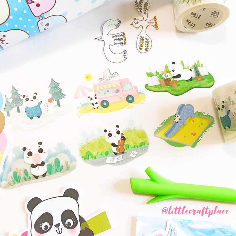 Chubby Panda Washi Tape