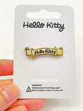 Hello Kitty Christmas Banner Enamel Pin