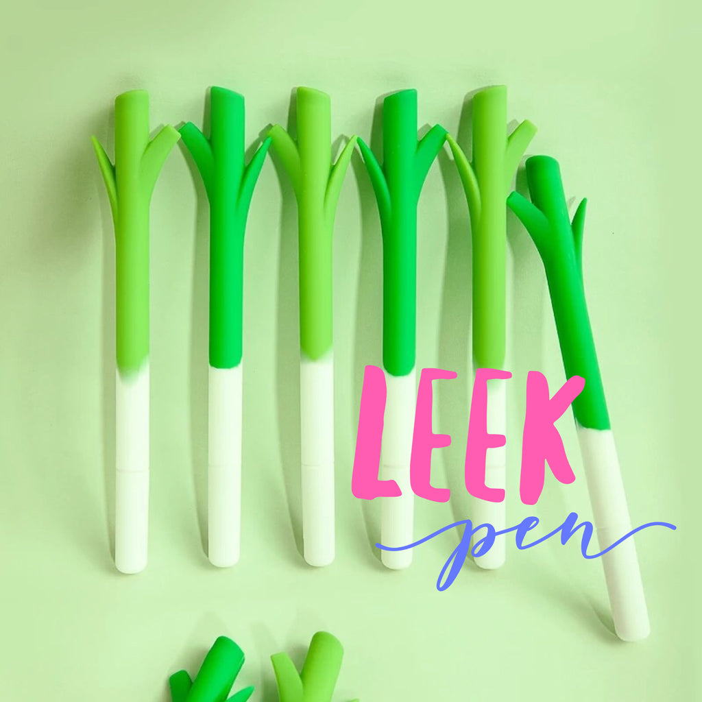 Leek Pen Onion Pen 0.5mm Black Ink