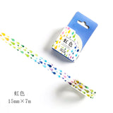 Rainbow Drops Washi Tape