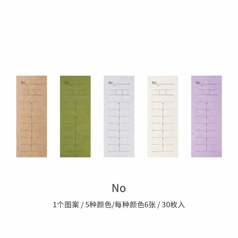 Antique Voucher Notepaper (30 pieces)