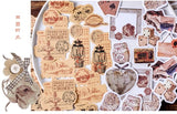 Junk Journal Writable Flake Sticker (45 pieces)