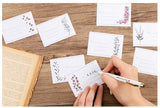 Poetic Leaves Label Writable Flake Sticker (30 pieces)