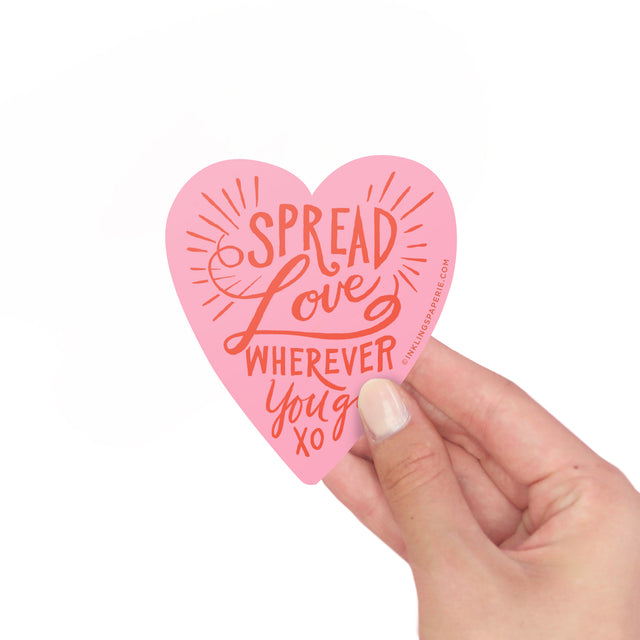 Spread Love Vinyl Sticker