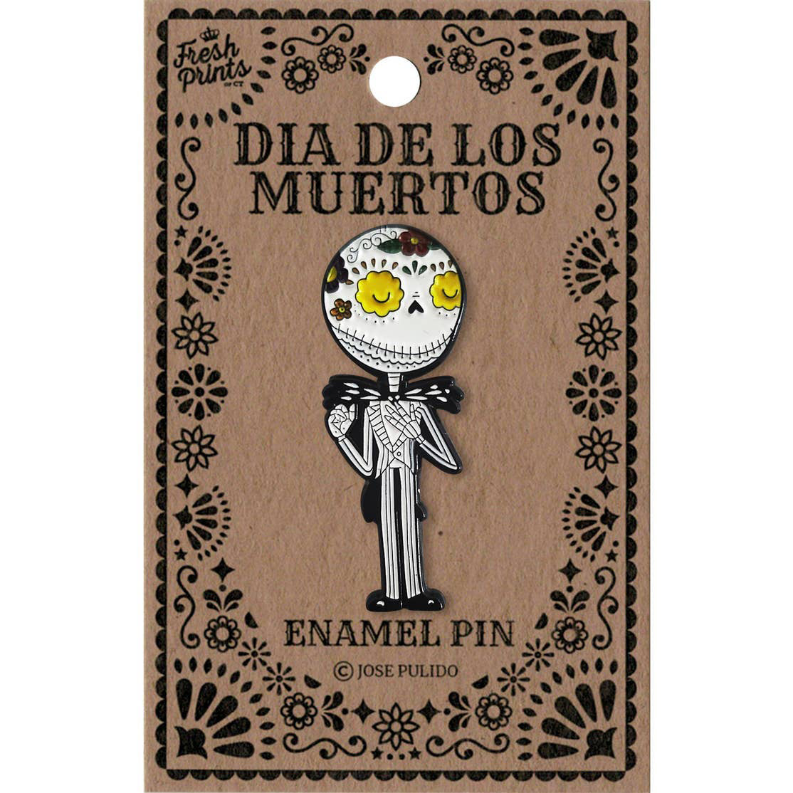 Pin de esmalte de Jack Skellington