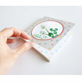 Koniwa Daisy Flower Window Memo Pad 