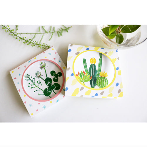 Cactus & Succulent Memo Pad Koniwa