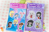 Kawaii Anime Sailor Moon Sticker Sheet