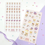 Kawaii Stationery Essentials Sticker Sheet