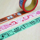 Noble Note Life Washi Tape 10th Anniversary Limited Edition - Vermilion (Red)  Stationery & Journal Love washi tape