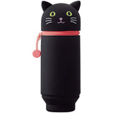 Lihit Lab PuniLabo Stand Up Pen Case Black Cat