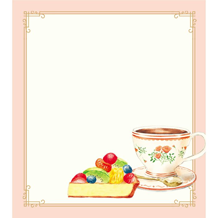 Tea Time Memo Pad 100 Sheets