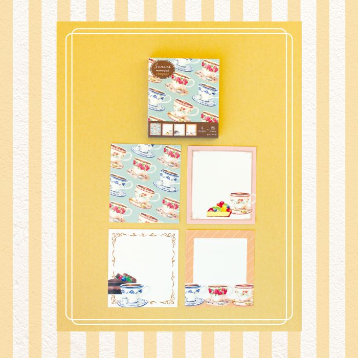 Tea Time Memo Pad 100 Sheets