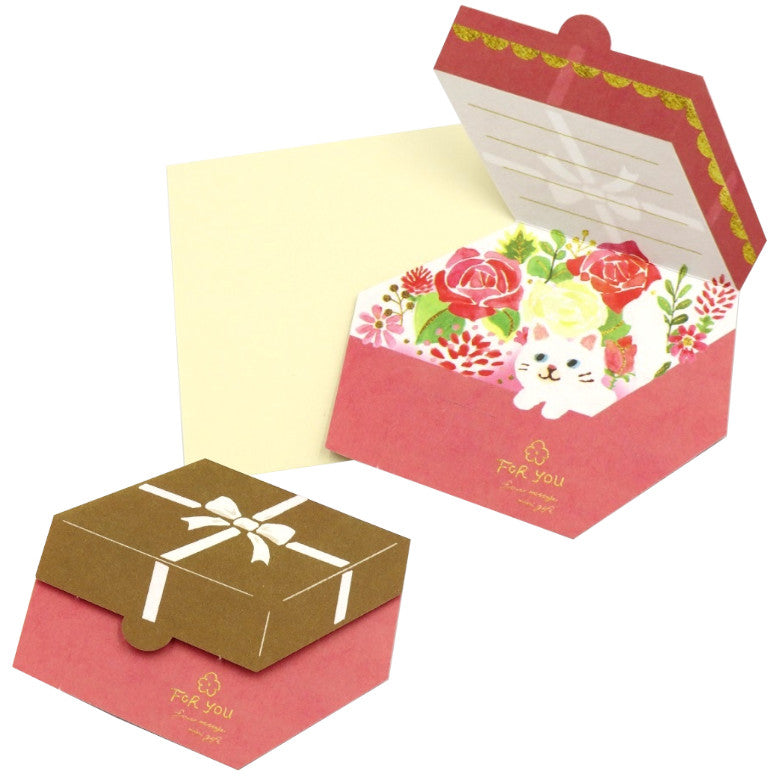 Mini Gift Letter Set Pink - Writing Papers & Envelope