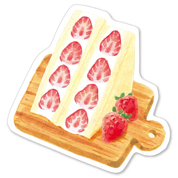 Strawberry Sandwich Letter Set - Writing Papers & Envelope