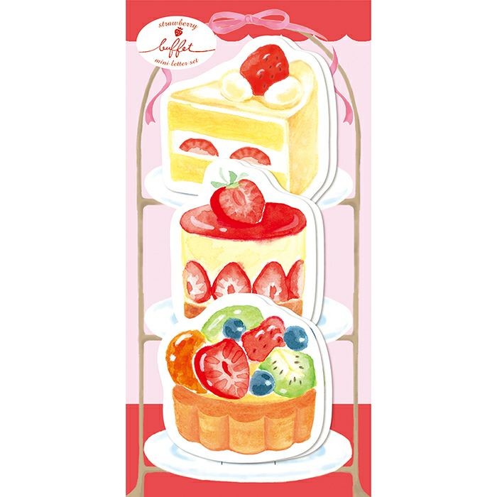 Strawberry Buffet Shortcake Letter Set