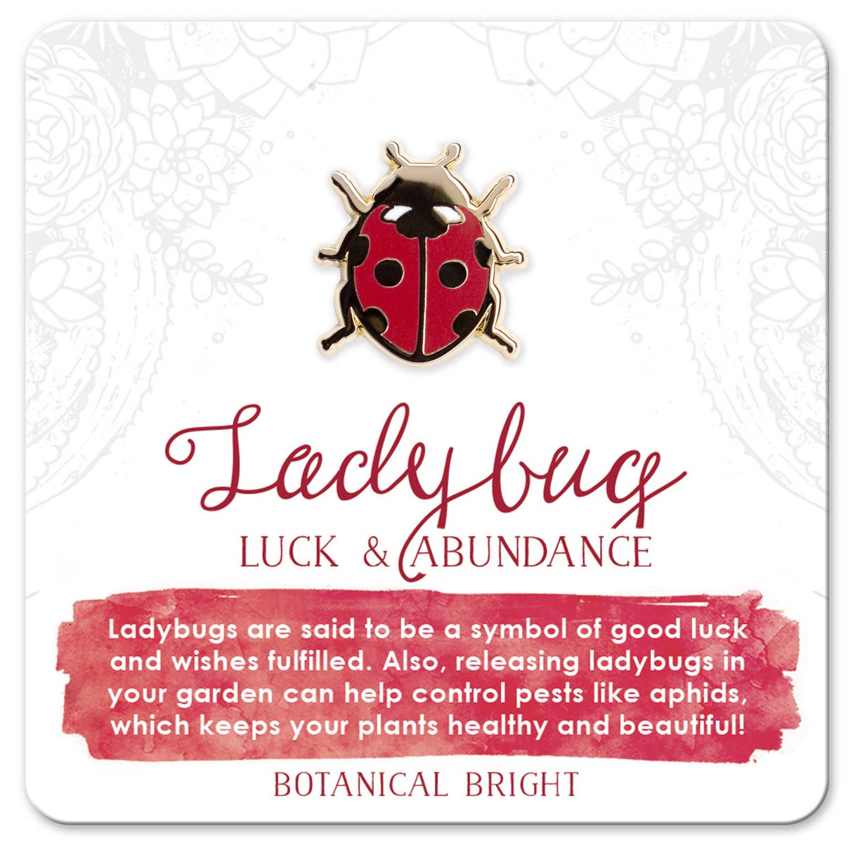 Ladybug Enamel Pin