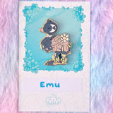 Leafy Emu Enamel Pin