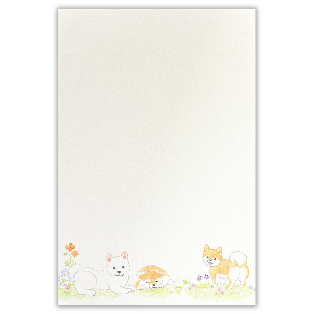 A5 Letter Paper Shiba Dog