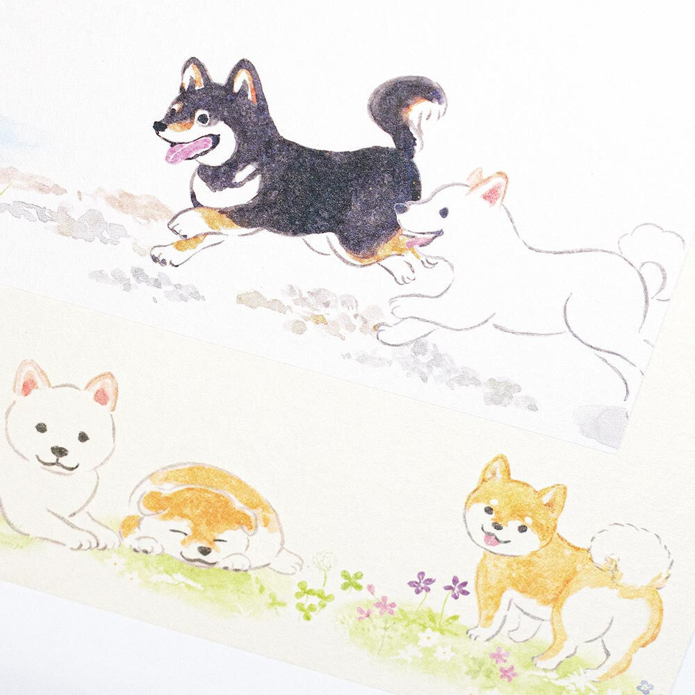 A5 Letter Paper Shiba Dog