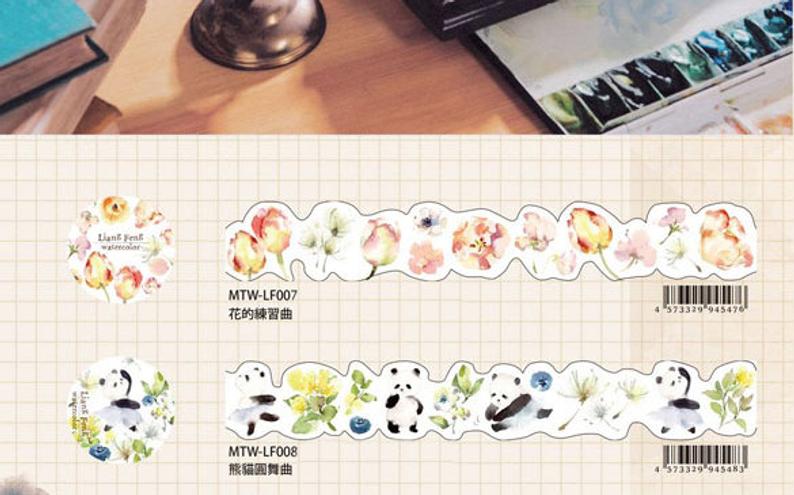 Flower Song Washi Tape 小徑文化×Liang Feng Path