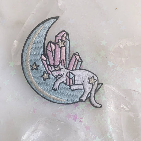 Lunar Cat in Moon Patch