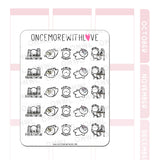 M1004 Procrastination Planner Sticker