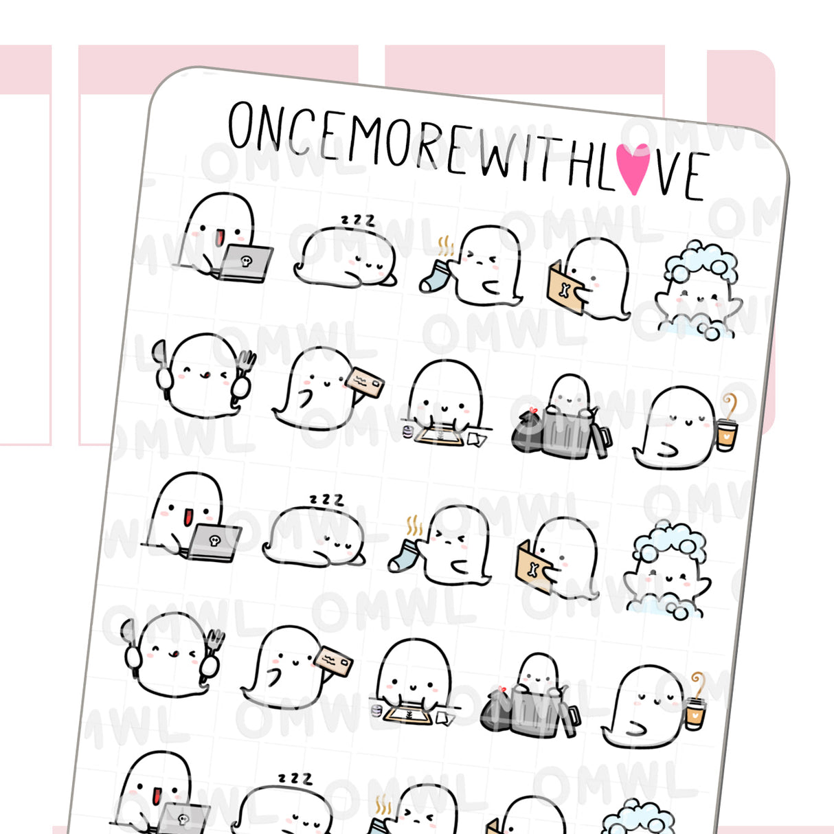 Ghosty Activities Sampler Stickers