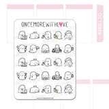 M1290 Ghosty Activities Sampler Stickers