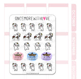 M166 Drama Queen I Simply Cannot Munchkin Planner Stickers