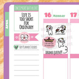 Drama Queen I Simply Cannot Munchkin Planner Stickers