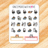 Cat Lady Munchkin Planner Stickers