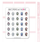 Trolls Costume Munchkin Planner Stickers