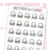 M888 Tired Mom Life Planner Stickers